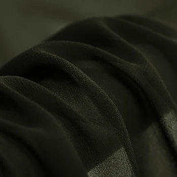 

SILK GEORGETTE 114cm width 8momme/100% Silk Fabric Supplier Factory-Direct-Fabric Online Store Dark Green NO 39