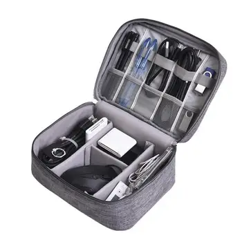 

Waterproof Travel Storage Bag Electronic Digital Organizer Bag USB Cable Earphone Gadget Travel Storage Cable Organizer Cases