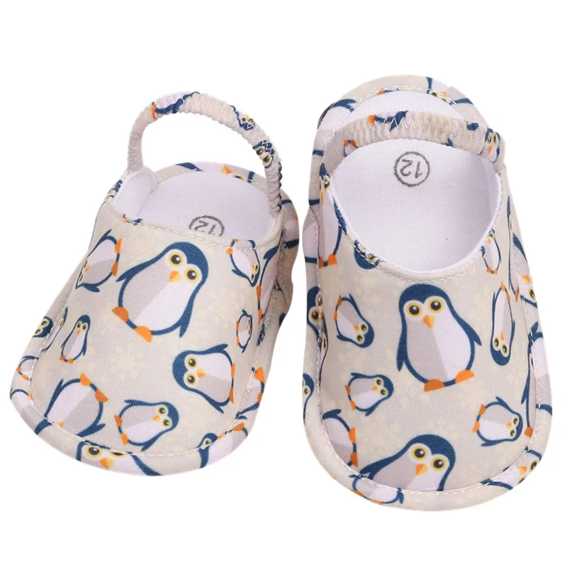 [Simfamily]/ хлопковые тапочки для малышей; обувь для новорожденных; Летние Мягкие стильные тапочки для мальчиков и девочек; тапочки на мягкой подошве с рисунком - Цвет: NO2