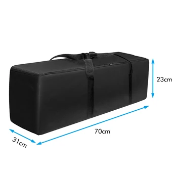 Bolsa de transporte de fotografía Oxford para Softbox, lámpara Led de estudio fotográfico con trípode de fotografía, Kit de iluminación, 70x31cm, color negro