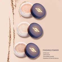 Дышащая рассыпчатая пудра длительного действия водостойкая масляная контроль даже цвет кожи макияж установка пудры