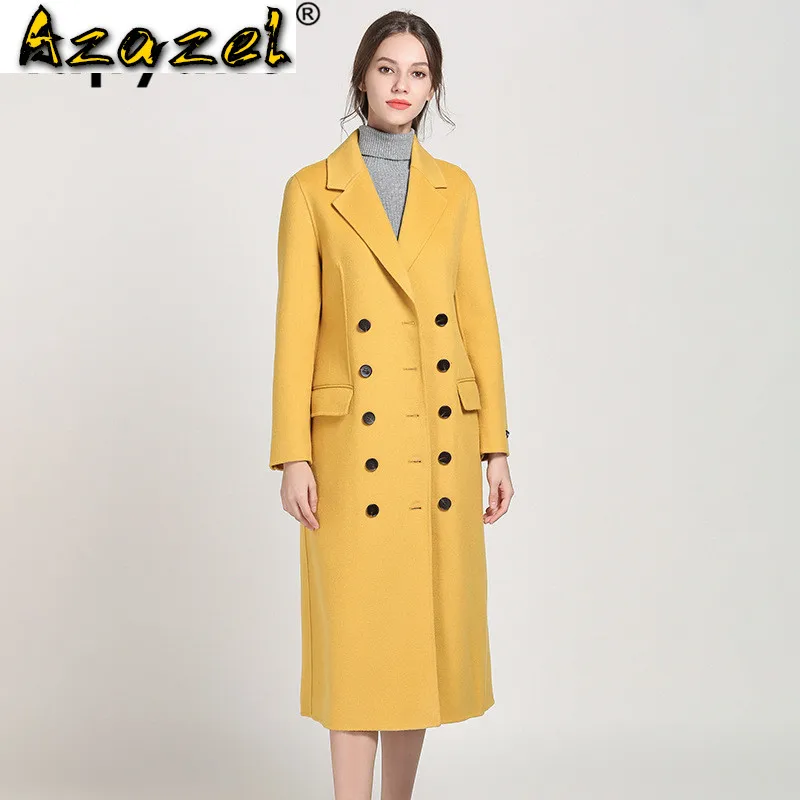 

Wool Coat Female Spring Autumn Jacket Women Clothes 2020 Korean Elegant Long Woolen Coats Women Tops Casaco Feminino ZT2241