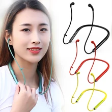 Безрадиационный шейный bluetooth-наушник с громкой связью, Вибрирующая телефонная гарнитура HD стерео спортивные музыкальные наушники