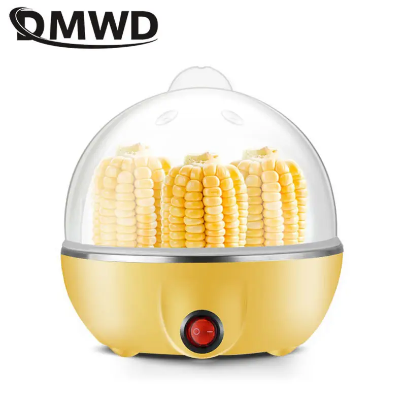 Electric Rapid Egg Cooker Stainless Steel Pan 7 Eggs Capacity EU