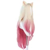 KDA Baddest Ahri Cosplay Wigs LOL KDA Cosplay Blonde Mixed Pink Heat Resistant Synthetic Hair Pelucas ► Photo 3/4