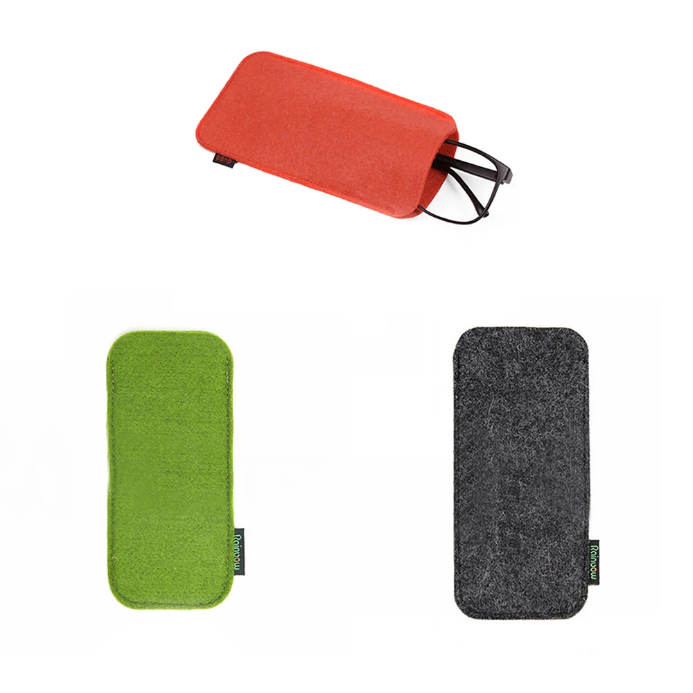 1PC Unisex Glasses Case Soft Felt Cloth Sunglasses Bag Glasses Pouch Eyewear Protector Glasses Accessories High Quality