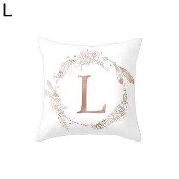 

Sofa Flower Floral Letter Throw Pillow Case Bedding Pillows Cover Bed Home Car Decor Cushion Cover Polyester Pillowcase