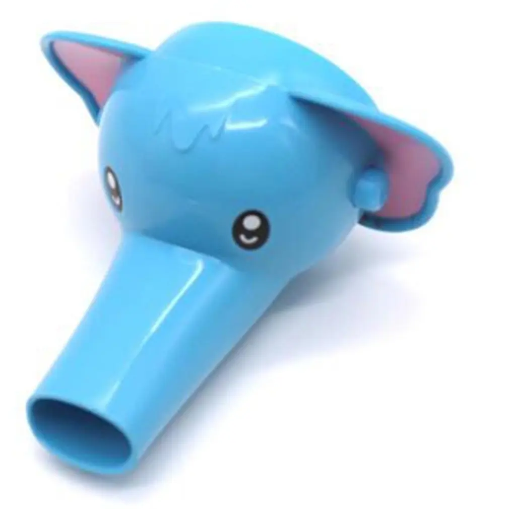 Kawaii, детский кран, удлинитель для раковины, расширение ручки для малыша, для ванной, для детей, для мытья рук, инструменты для наращивания - Цвет: blue elephant