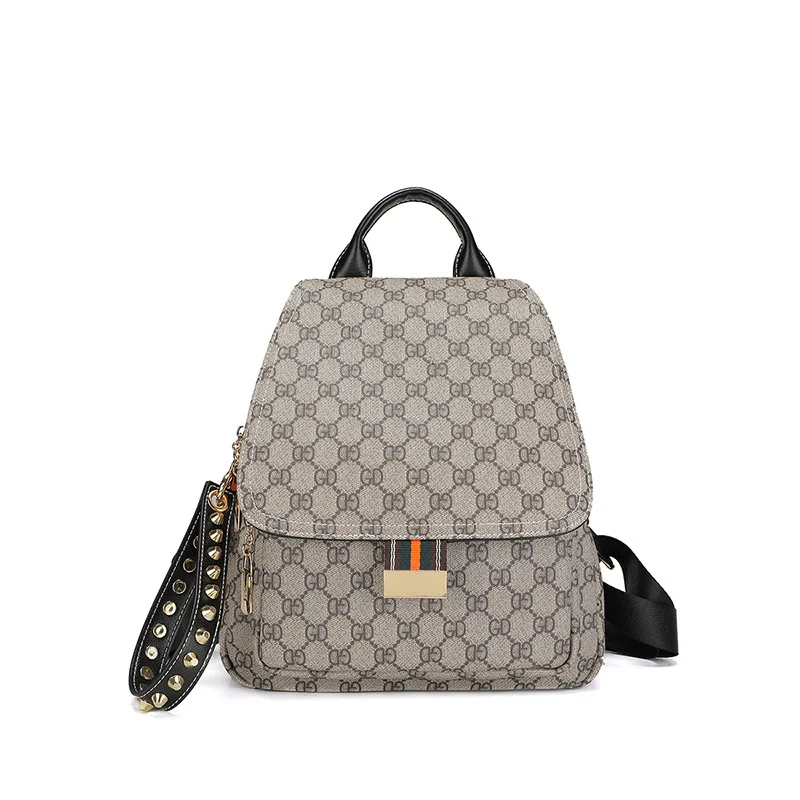 

Printed Backpack Women's 2019 New Style Korean-style Versatile Multi-Purpose Casual School Bag Large Capacity Shoulder Bag Trave