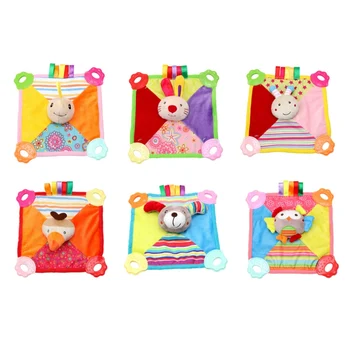 

Animal Soothe Appease Comfort Toy Pacifier Towel Baby Infant Soft Towe Plush Appeasing Towel Soothing Towel Baby Plush Toys new