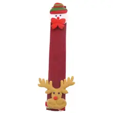 1PC home accessori Refrigerator Door Handle Cover Christmas Decorations Microwave Oven Gloves Refrigerator Gloves Oven Cover FDH