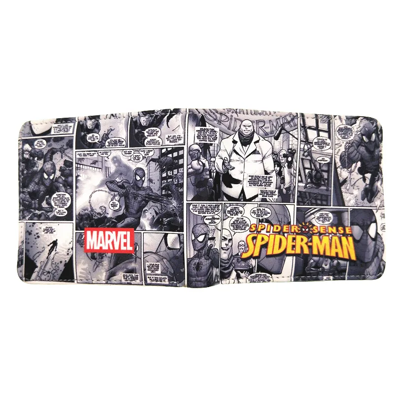 Супер милые детские игрушки marvel кошельки Железный человек бумажник «Бэтмен» держатель покупки Мультфильм Тор пу бумажник - Цвет: 13
