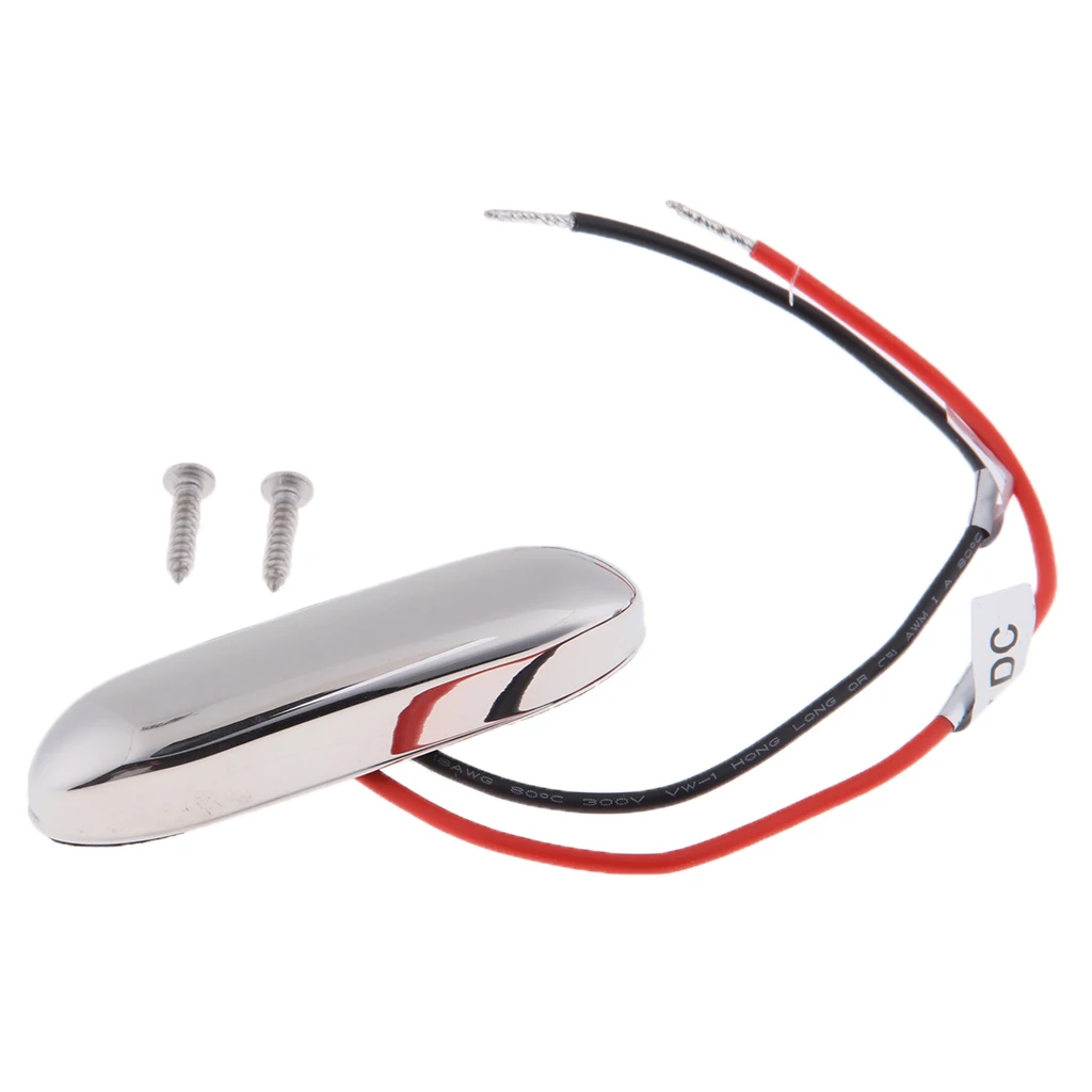 LED Stair Step Deck Lights Stainless Steel Outdoor Garden Wall Recessed Lamp