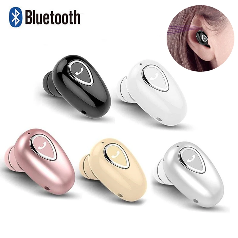 YX01 Мини Bluetooth наушники, скрытые наушники в ухо, гарнитура с микрофоном, стерео, Спортивная Bluetooth гарнитура для Android, для IOS телефонов