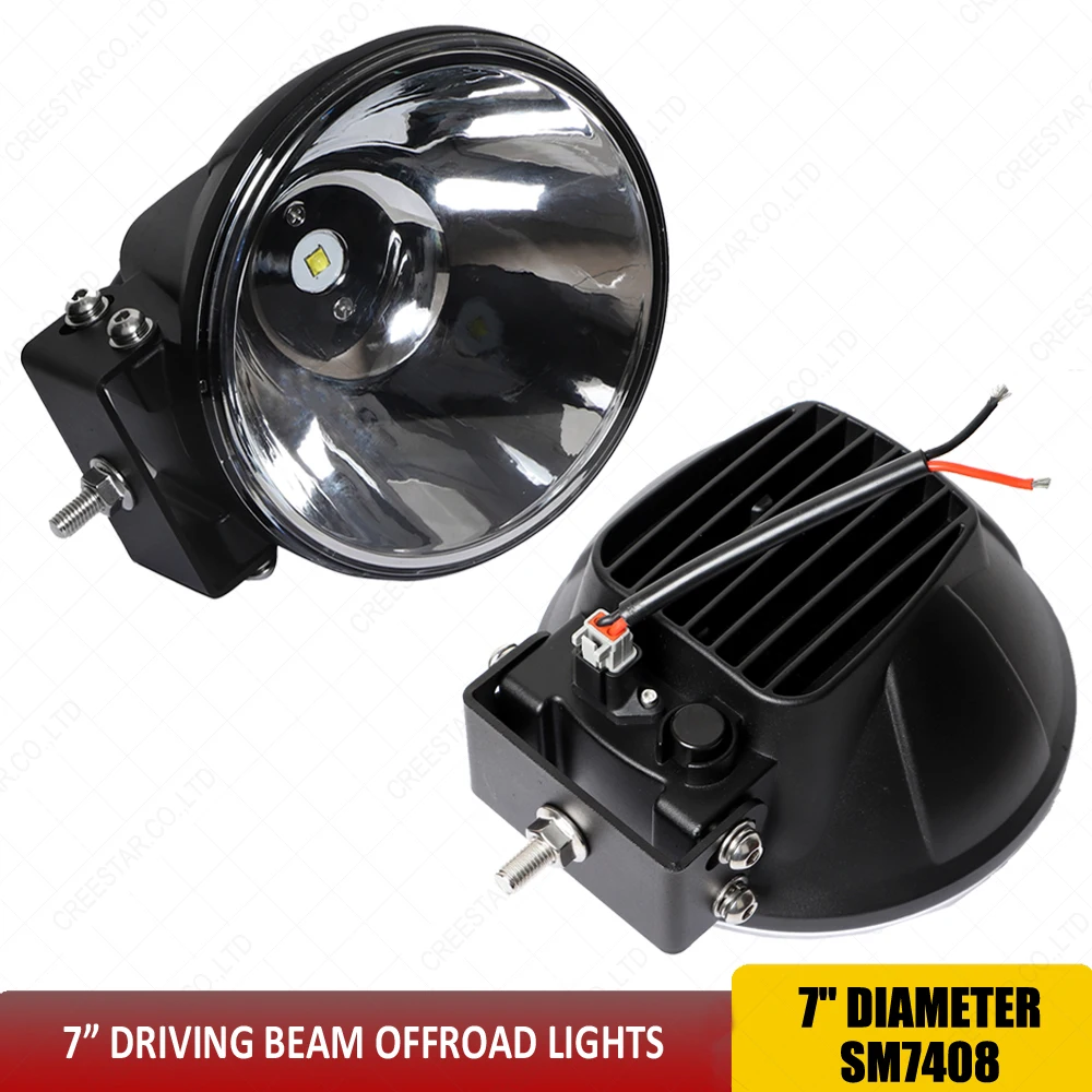 GDCREESTAR 357200011 дальнего света светодиодные дополнительные фары для 4x4 внедорожных рабочих огней x2pcs