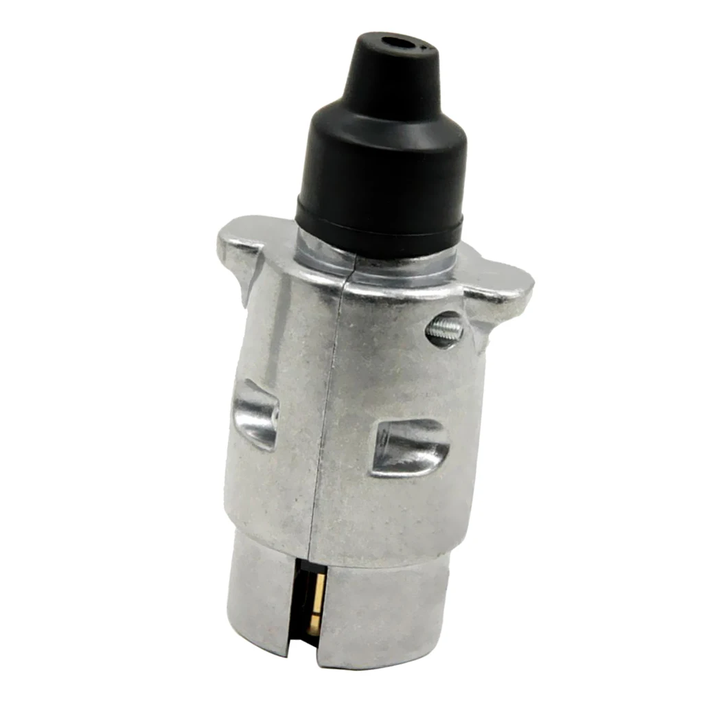 7 Way RV Trailer Signal Light Plug Connector Electrical Connection Aluminum | Автомобили и мотоциклы