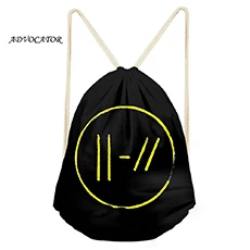 ADVOCATOR Twenty One Pilots Подростковая ортопедическая сумка для мальчиков и девочек, детская сумка для книг, школьные сумки, рюкзаки, рюкзак черного цвета