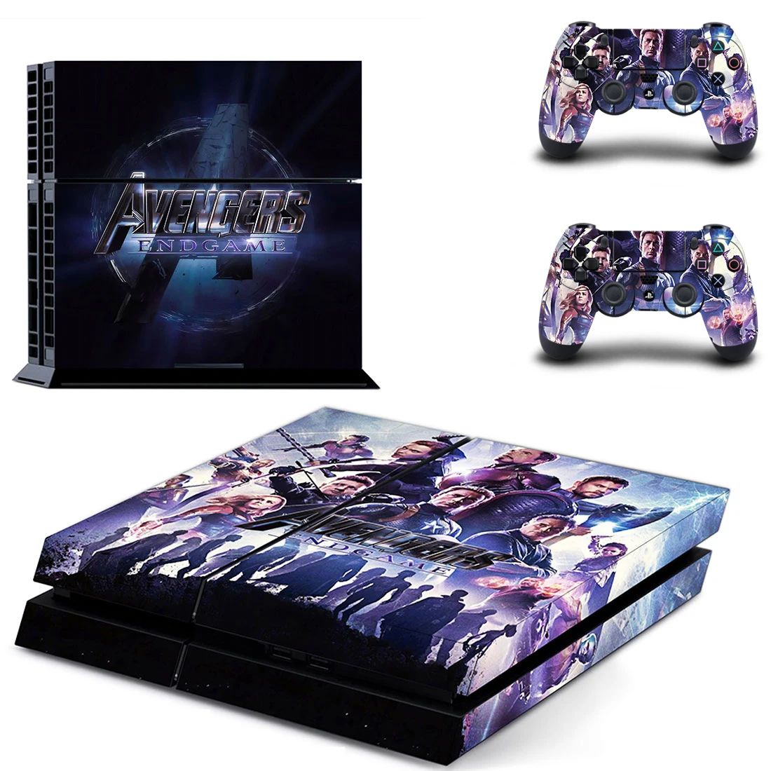 Мстители Endgame PS4 наклейка Play station 4 кожа Наклейка Обложка для sony playstation 4 PS4 консоль и контроллер Скины Виниловые