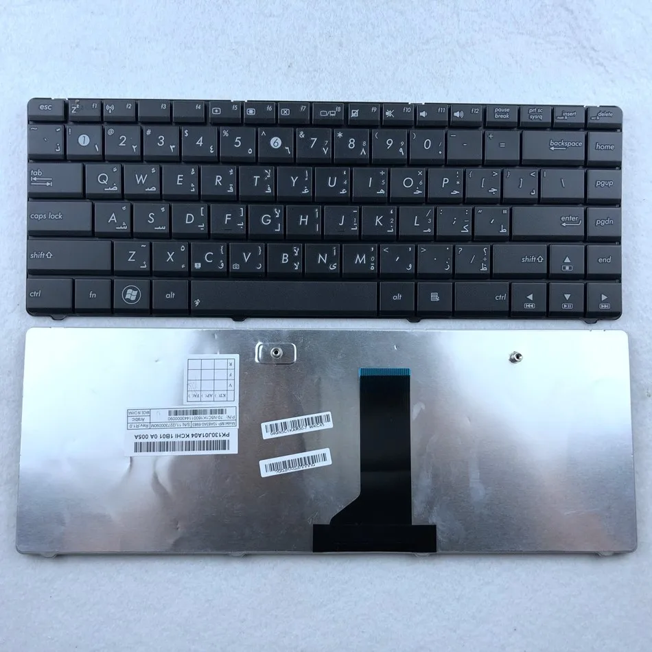 Арабская клавиатура для ноутбука Asus X43B X43U K43T K43B X43BY K43TY K43U K43TK AR | Компьютеры и офис