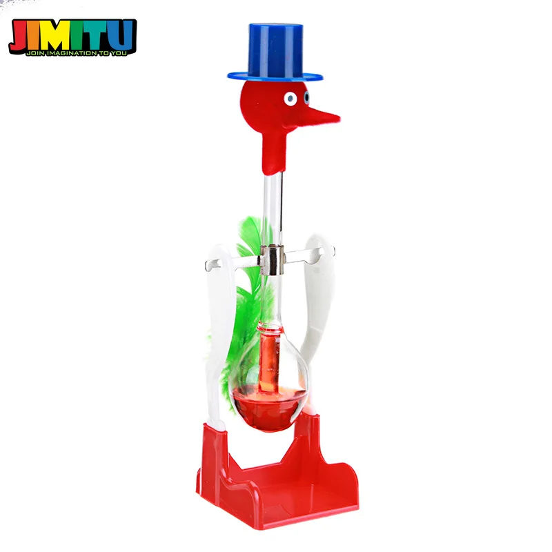 Drinking Bird Dippy Lucky Novelty Happy Duck Bobbing Toy Einstein Glass Gift BE