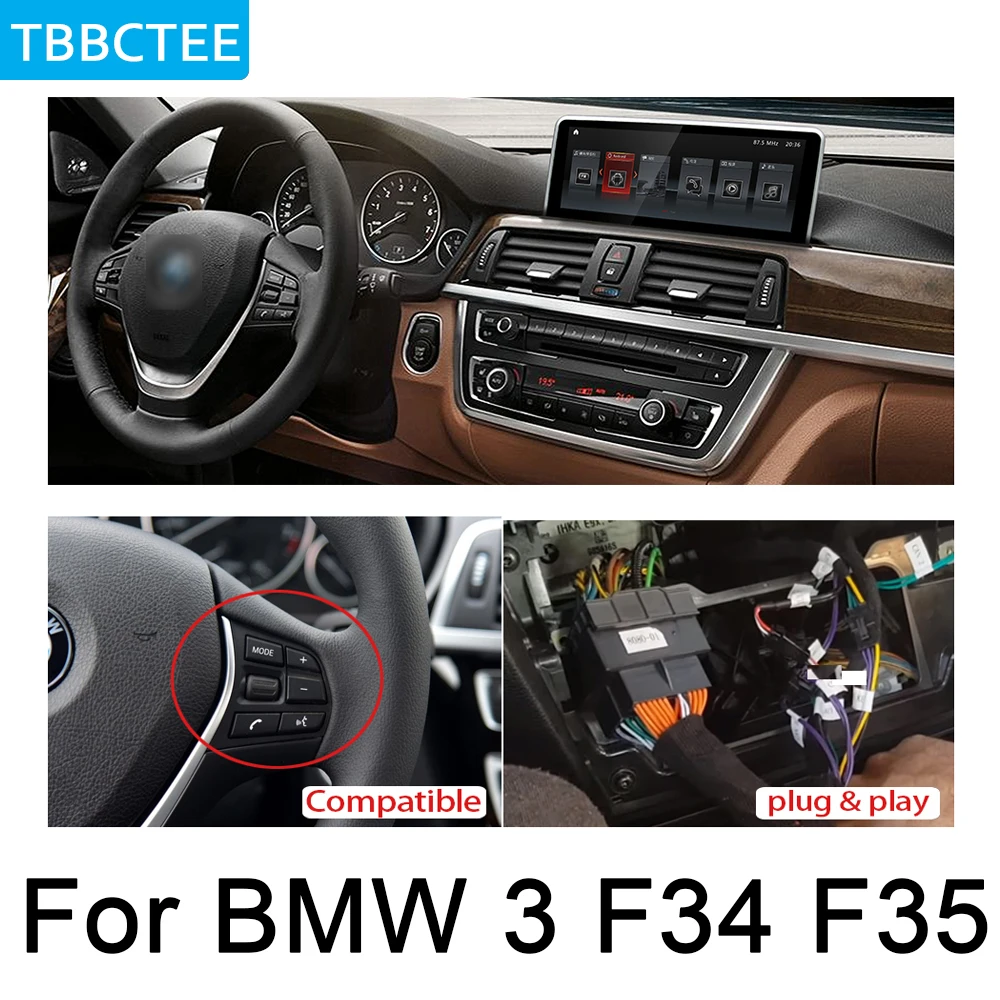 Sale For BMW 3 Series F34 F35 2013~2016 NBT Car Audio Android GPS Navigation WiFi 3G 4G Multimedia player Bluetooth 1080P 3