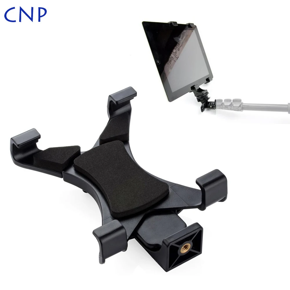 

CNP Universal Tablet Clip Tablet Tripod Holder Mount Adapter Clamp 12.5-20cm fit iPad Samsung Galaxy for Tripod Monopod Selfie