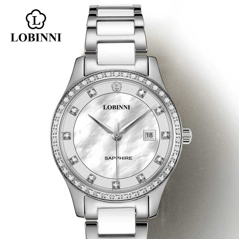 

Free Shipping LONBINNI Switzerland Quartz Watch Women Waterproof Sapphire Female Wrist Watch Stainless Steel reloj mujer 2005