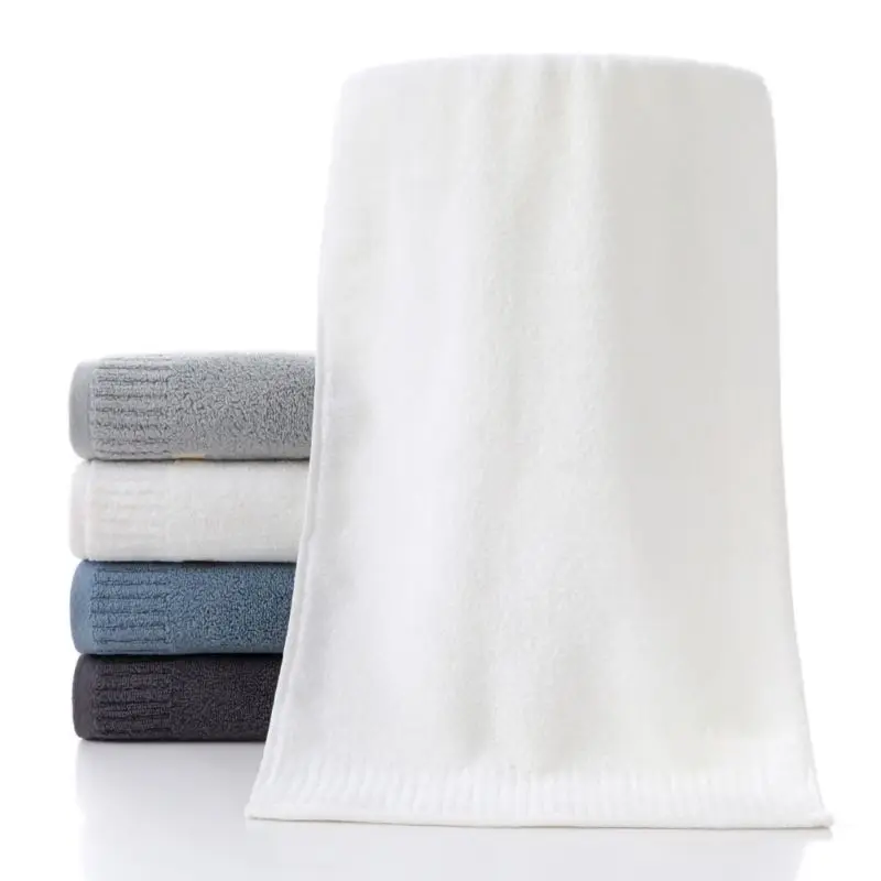 Свежий стиль полотенце для лица Хлопковое полотенце домашнее одноцветное мягкое полотенце для лица впитывающее полотенце для лица