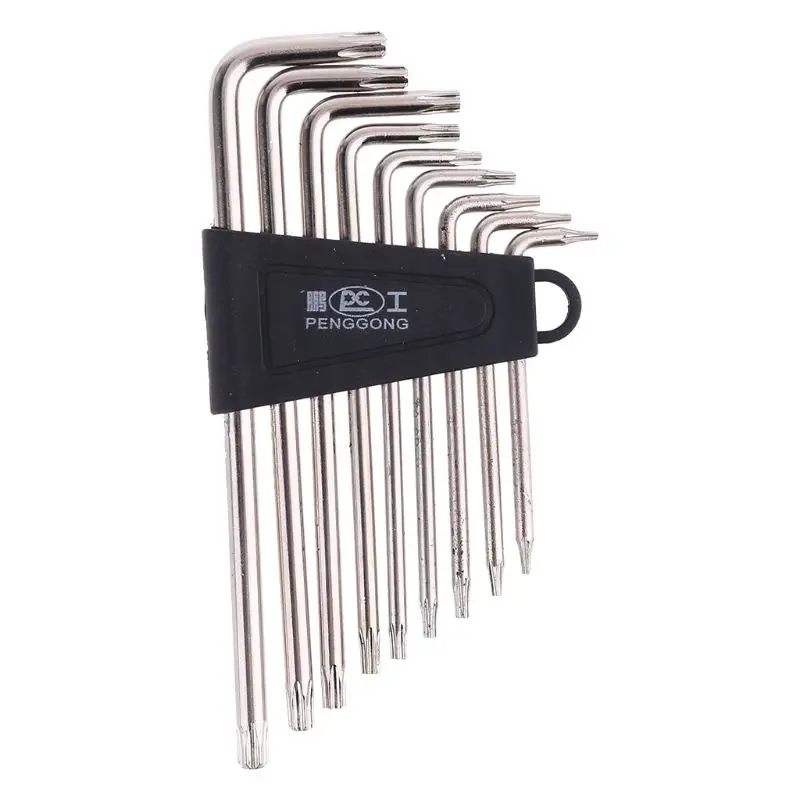 

9Pcs/set Hex Key Wrench Set Torx L Shape Repair Tool Screwdriver Tool Set