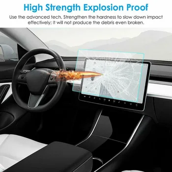 

Model 3 Screen Protector Tesla Tempered Glass 15" Touchscreen Center Con New And High Quality
