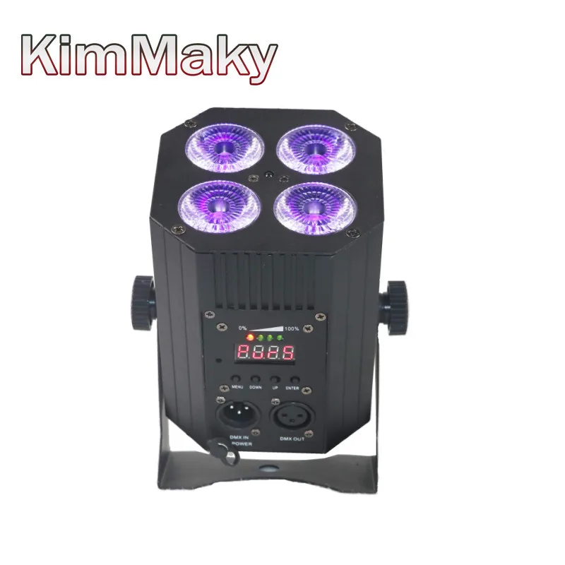 Доставка DHL Freedom Par Hex 4 4*18 Вт 6 в 1 RGBWA + UV DMX беспроводной аккумулятор Uplighter