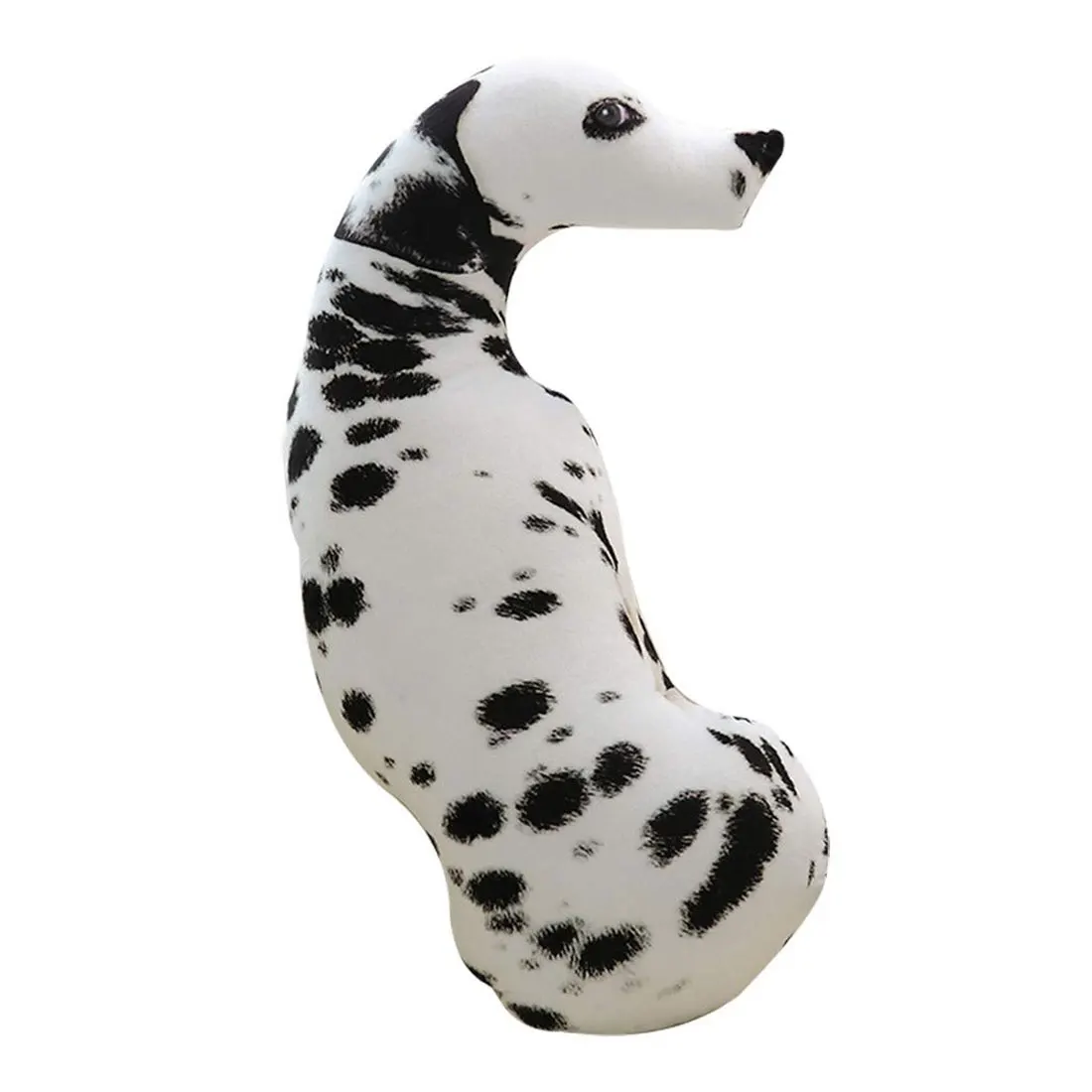 Мягкая Автомобильная подушка с 3D принтом для собаки, плюшевая подушка для пятнистой собаки, подушка для сиденья, подушка для безопасности, игрушка для пятнистой собаки - Цвет: Dalmatian-50cm