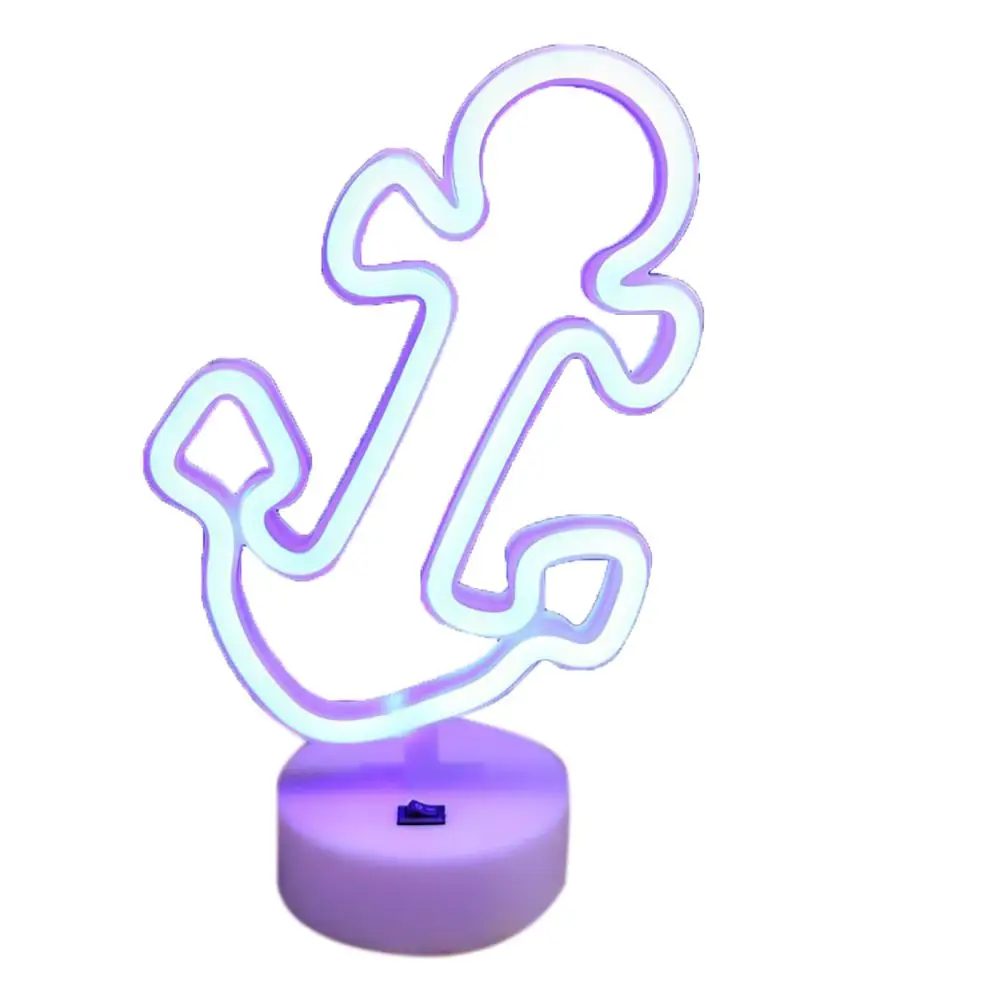 Неоновые Светодиодные ночные светильники USB с облаками декоративные лунные