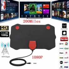 Новинка 200 Миля Диапазон Внутренняя антенна ТВ цифровая HD Skywire цифровая HD ТВ 1080p антенна DOM668