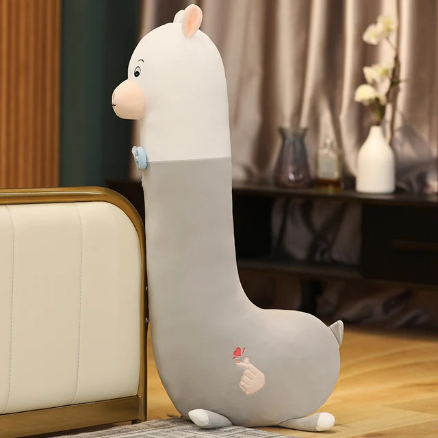 150cm Kawaii Alpaca Plush Toy Japanese Alpaca Soft Stuffed Cute Sheep Llama Animal Dolls Sleep Pillow Home Bed Decor Gift