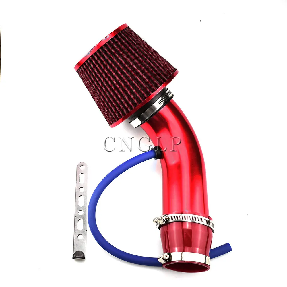 Full Set 3" 76mm Car Cold Air Intake System Turbo Induction Pipe Tube Kit car filter With Air Filter Cone High Flow Performace Racing