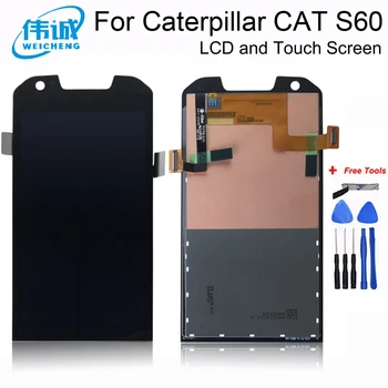 

WEICHENG For Caterpillar CAT S60 LCD display with touch screen digitizer assembly touch panel parts Replacement Parts