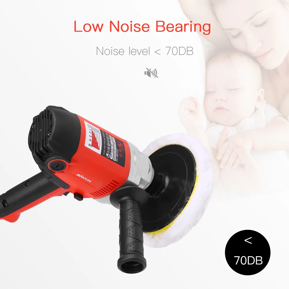 

220-230V Vertical Sander 5 Variable-Speed Electric Polisher Auto Beauty Waxing Polishing Burnishing Glazing Machine