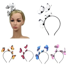 

Simulation Cloth Butterfly Fascinator Headpiece Headband Party Prom Wedding