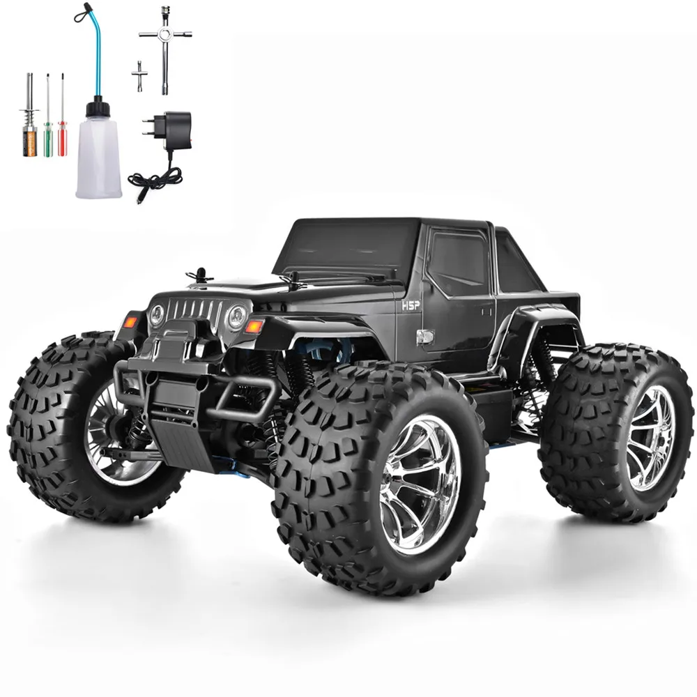 Hsp Rc Truck 1:10 Scale Nitro Gas Power 