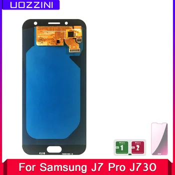 

2 Pcs 5.5'' Super Amoled Lcds For Samsung Galaxy J7 Pro 2017 J730 J730F LCD Display and Touch Screen Digitizer Assembly