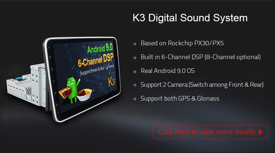 Ownice k3 k5 k6 вращающийся 1280*720 Android9.0 автомобильный Радио 1/2 Din стерео приемник gps 4G DSP 360 панорама оптический Универсальный плеер
