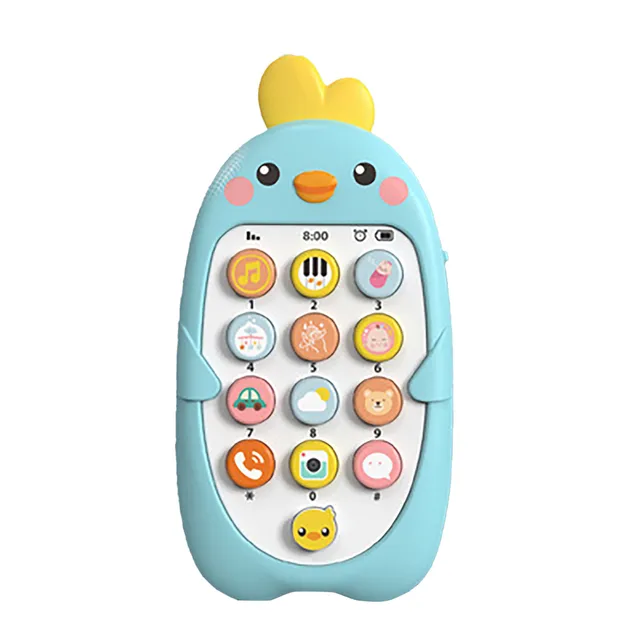 Kidpal Baby Cell Phone Vocal Toys 6 To 12 Months,Pretend Phones Educational Fidget Toys For 1 2 Year Old Boy Girl Birthday Gifts 3