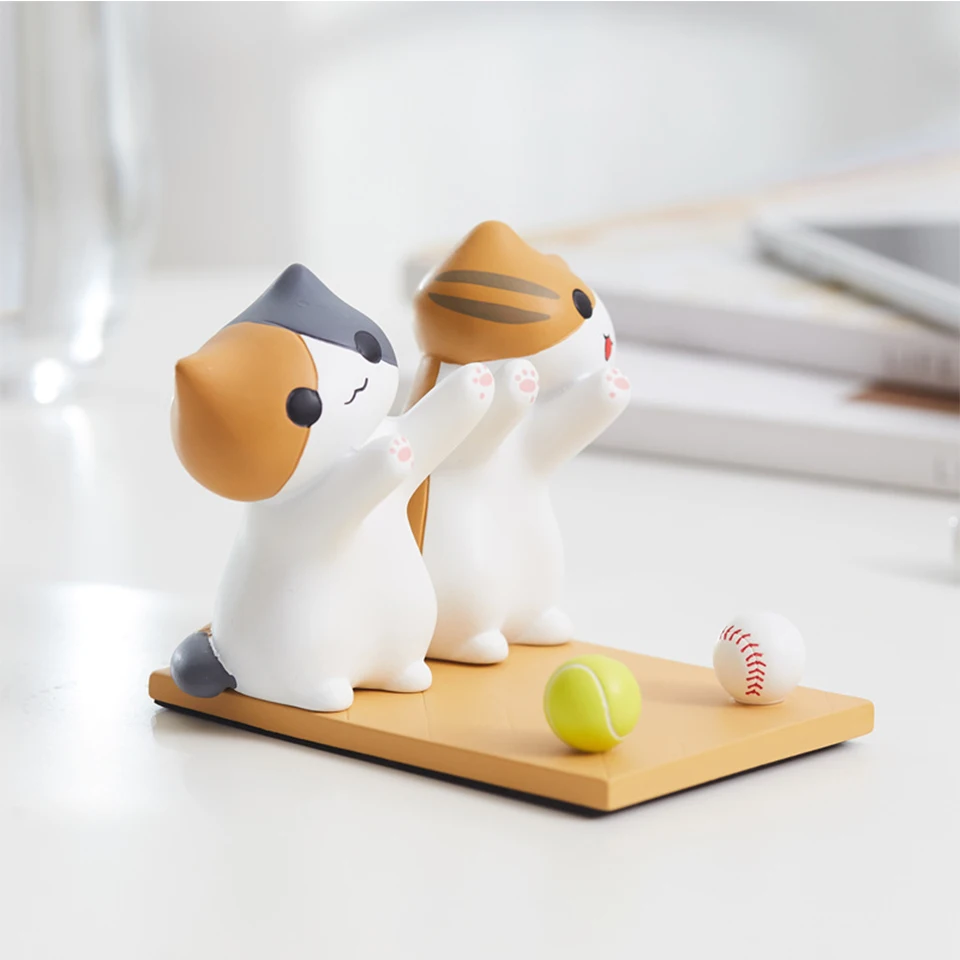 

Cute Cat Mobile Phones Stand Bracket Base Phone Tablets Kawaii Holder Support Desk Decoration for iPhone XiaoMi Huawei for iPad