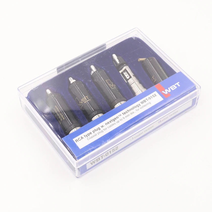 20 шт. WBT-0152AG WBT nextgen signature AG RCA разъем с чистой медной посеребренной