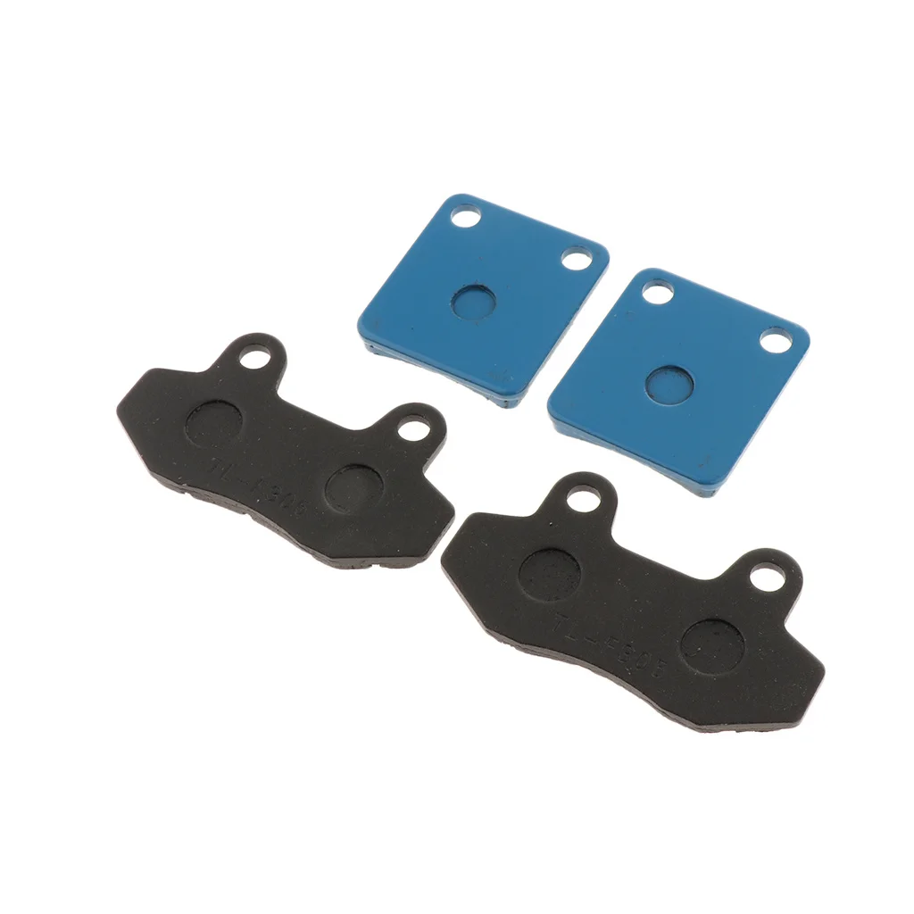 Front Rear Brake Pads, Metallic Motorcycle Modified Hardwares