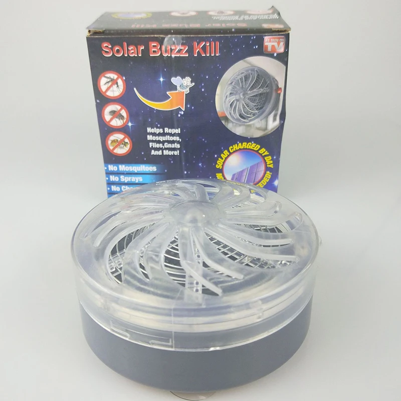 

UV Light Solar Fly Insect Bug Mosquito Killer Lamp Home Unique Solar Buzz Kill Zapper Killer Outdoor Buzz Killer