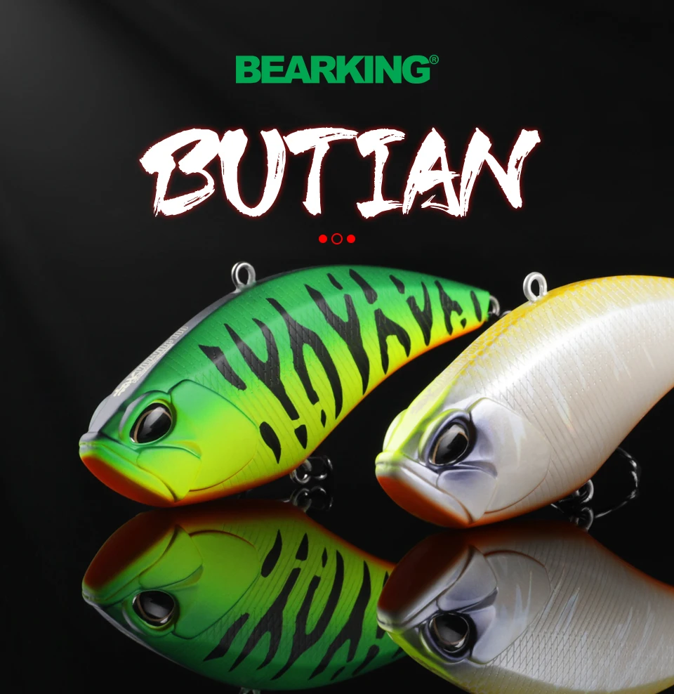 Description Picture 2 of itemBEARKING Pro 100mm 32g nice Wobblers fishing tackle fishing lures vibration bait for ice fishing Artificial accessories