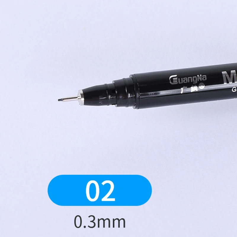 9 шт. набор ручек Fineliner Профессиональный фетровый наконечник искусство Рисование маркером эскиз тонкий карандаш для письма мультфильм манга иллюстрации