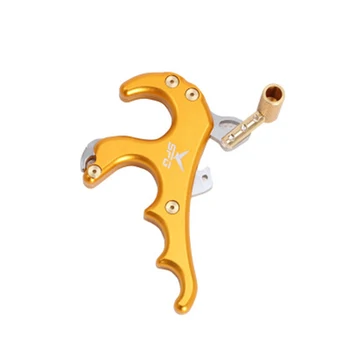 

Handle Archery Release Aid Sporting Aluminum Alloy Supply 4 Finger Thumb